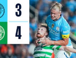 Drama 7 Gol, Man City Takluk 3-4 dari Celtic