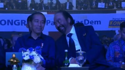 Jokowi: Ramai-ramai Datang, Tapi Saat Pergi Ditinggalkan, Kecuali Surya Paloh