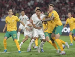 Cuaca Sejuk dan Berangin Warnai Pertandingan Australia vs Indonesia