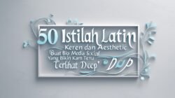 50 Istilah Latin Aesthetic & Filosofis yang Bikin Bio Medsos Kamu Makin Berkelas!