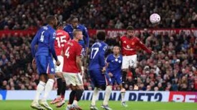 Manchester United Menang 2-0 atas Chelsea, Dua Kartu Merah Warnai Pertandingan