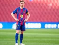 FC Barcelona Kehilangan Frenkie de Jong Selama Enam Minggu karena Cedera